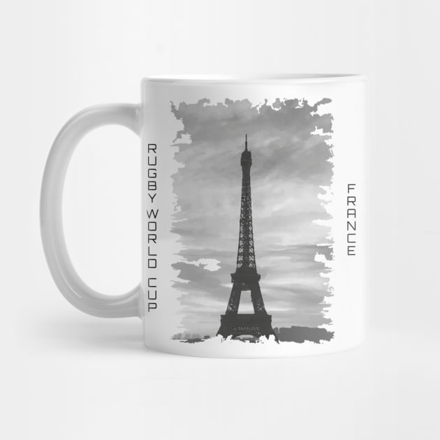 Eiffel tower rugby design by Cherubic